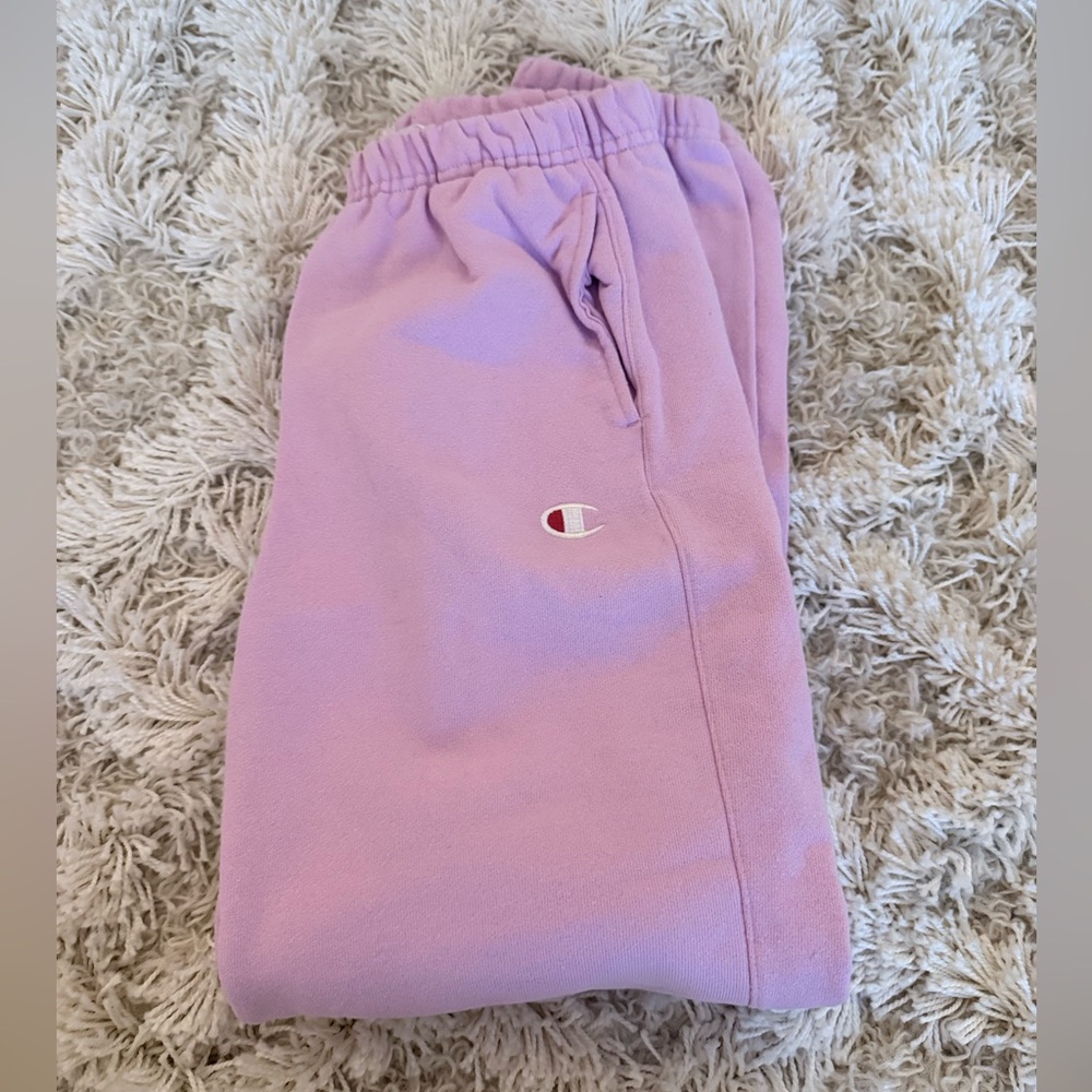 Pink champion sweatpants